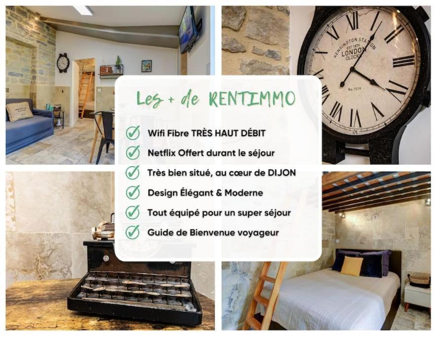 Le Coin Vintage - Familial - Hypercentre - Charme - Rent Immo Apartment Dijon Exterior foto